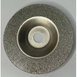 Crown Kirk Industrial 80 Grit Grinding Wheel - 4" Electroplated Diamond Grinding cup