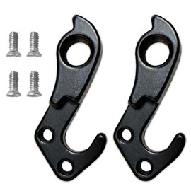 BNGXR Rear Derailleur Hanger, Bicycle Derailleur Hanger, Bicycle Rear Hook Aluminium Alloy with 2 Screws Rear Derailleur Rear Wheel for Trek, Replacement Part for Mountain Bike, Bicycle Hanger Adapter