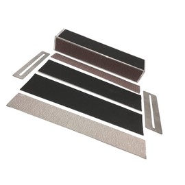 2WMusic Guitar Fret Leveling Sanding Beam Leveler Beam Leveling Bar with Self-adhesive Sandpaper Fingerboard Guard Protectors Replacement Sanding Paper Guitar Fingerboard Luthier Tools for Guitar Bass