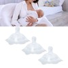 3Pcs Teat Shields 2 Layer Protective Cover for Breastfeeding Nursing