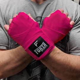 Forza Sports 180" Mexican Style Boxing Handwraps - Hot Pink