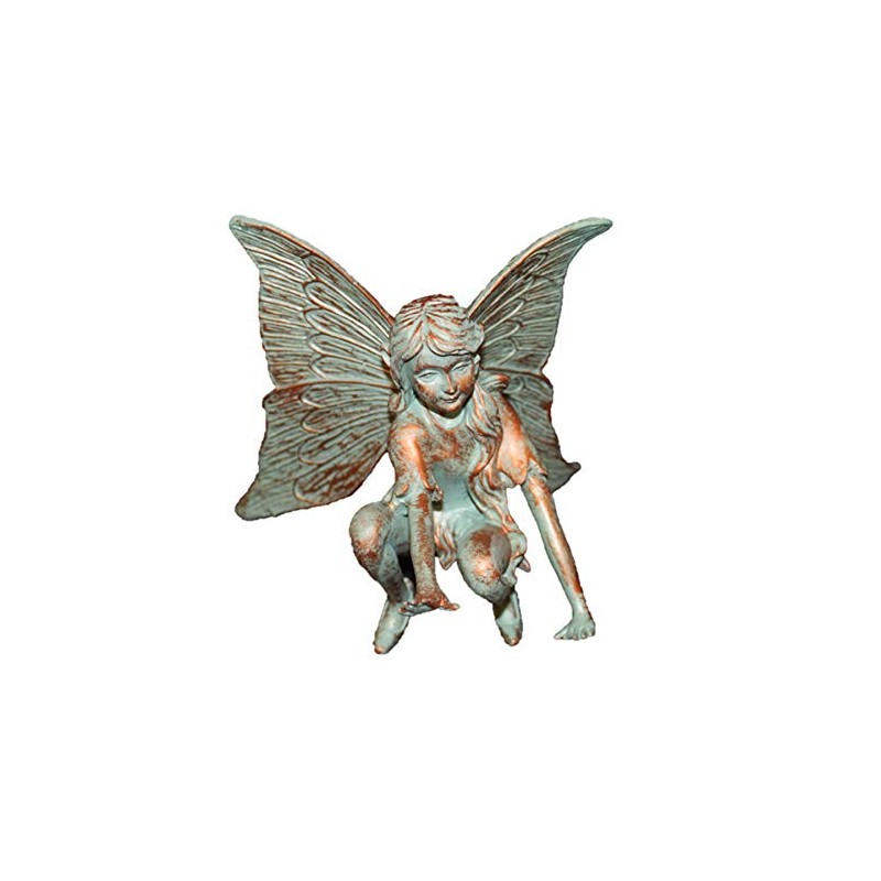 Suffolk Fairies Homestyles Butterfly Fairy Figurine #96202 Garden Statue Bronze
