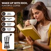 HAIYUECOFEE Manual Coffee Grinder with 8 Adjustable Coarseness Settings, Hand