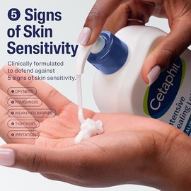 Cetaphil Loción Cicatrizante Intensiva con Ceramidas para Pieles Sensibles, Ásperas y Escamosas - 1 x 16 Onzas