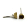 TEMO 10 pc Brass Bristle 1/2 Inch Cup Wire Brush