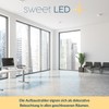 Sweet Led Surface-Mounted Spotlight GU10 Square - Brushed Aluminium -