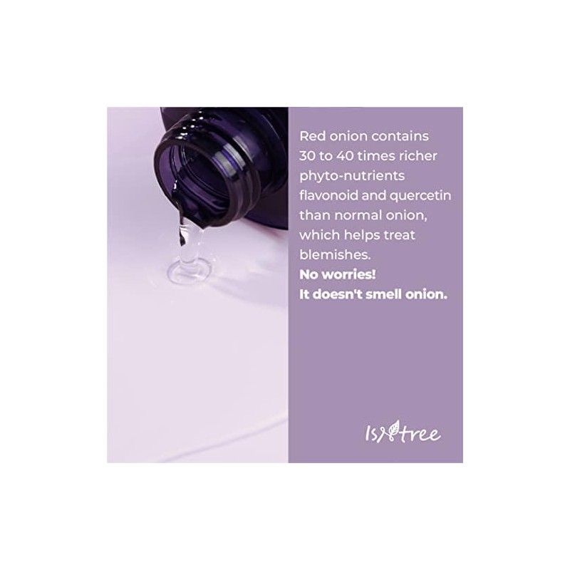 ISNTREE Onion Newpair Essence Toner, Tónico hidratante y calmante, 200ml