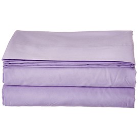 Elegant Comfort Flat Sheet Wrinkle-Free Egyptian Quality 1-Piece Flat Sheet, Queen Size, Lilac