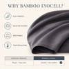 White Bamboo Lyocell Duvet Cover Set, 3-Piece Queen 78.74 x