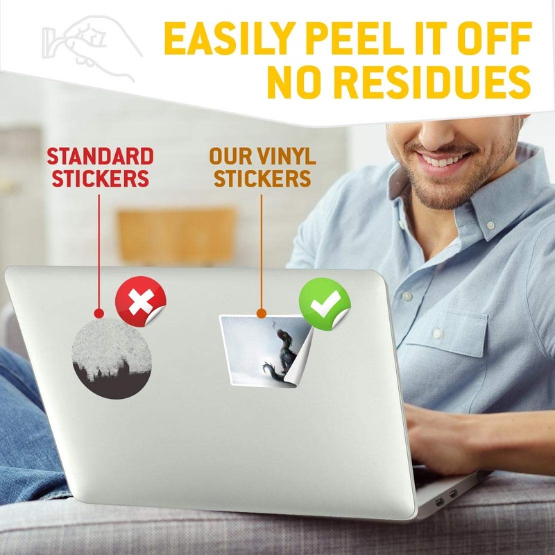 2 x 7.5cm Rectangle Stickers - Cute Baby Dragon Kids