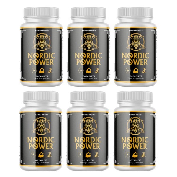 Romeo Health (6 Pack) Nordic Power for Men Advanced Vitality