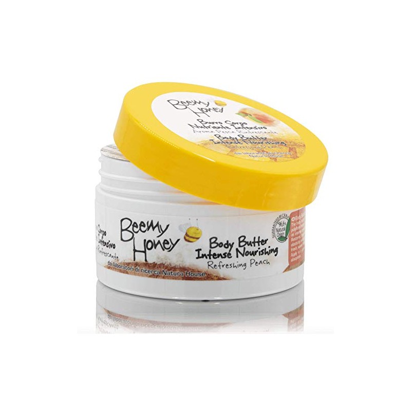 Honey peach Body Butter (200ml) Beemy Honey Body Cream