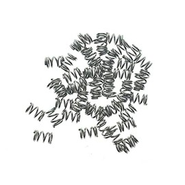 KAISH Pack of 50 1/4" Length Steel Guitar Tremolo Bridge Saddle Intonation Springs Guitar Bridge Saddle Spring for American Vintage/American Standard Strat/Stratocaster