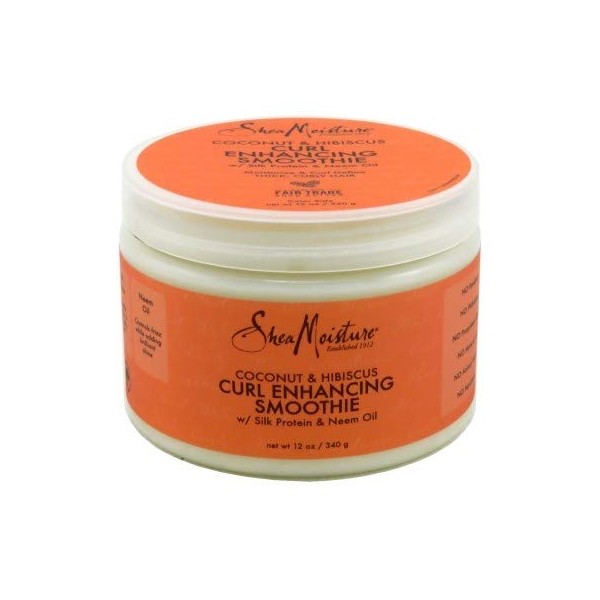 Shea Moisture Coconut & Hibiscus Curl Enhancing Smoothie 12 oz (Pack of 5)