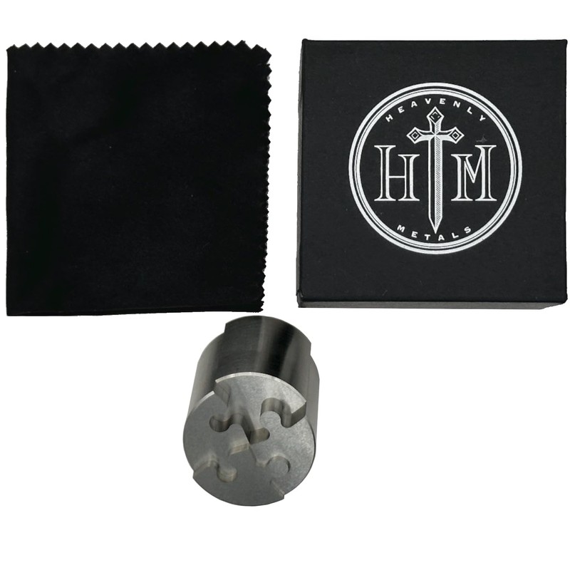 Heavenly Metals Zero Tolerance 4-Piece Cylinder Puzzle – Precision EDM