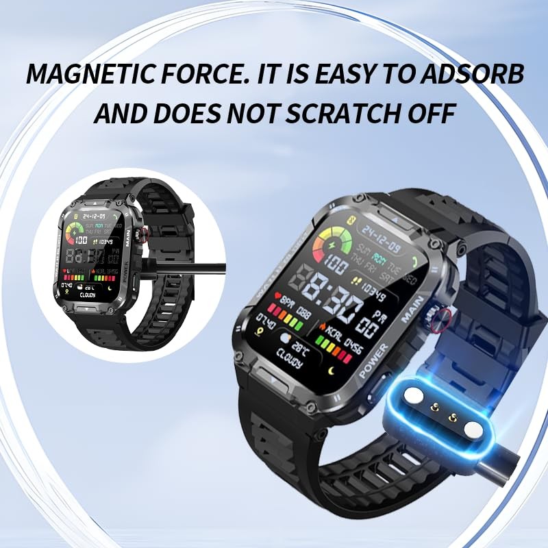 BOVUGAC [2 Pack] for Nihemin P66 Smart Watch Charger, Magnetic