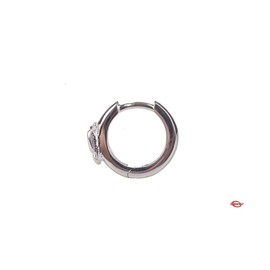 Children jewelry Earrings Kids Earrings Creole butterfly pink purple 925 Silver 12 x 7 mm