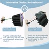 Trenovo Reverse Folding Umbrella Multi-Section Telescopic Anti-rebound Design, with Reflective