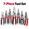 12-in-1 Multifunctional Wire Stripper Pliers, Foldable Electrician Tool with Live/Neutral