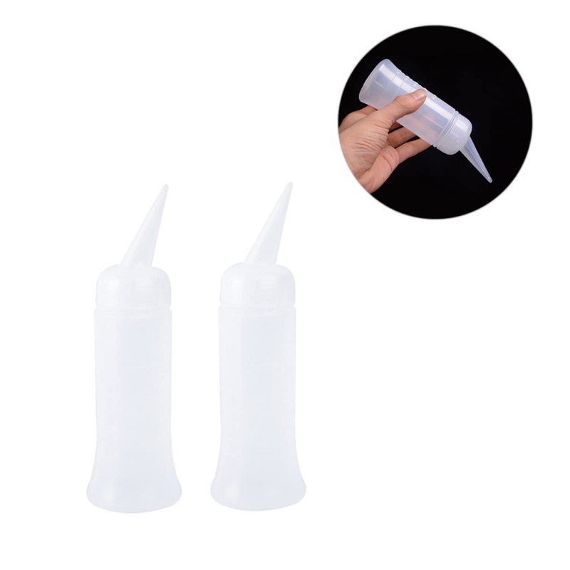 MERRYHAPY 5pcs Measuring Applicator Bottles Scale Small Hairdressing Tools for