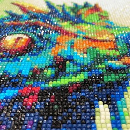 DIY 5D Diamond Painting Full Square Drill Kits Rhinestone Picture Art Craft for Home Wall Decor 12x16In Dragon
