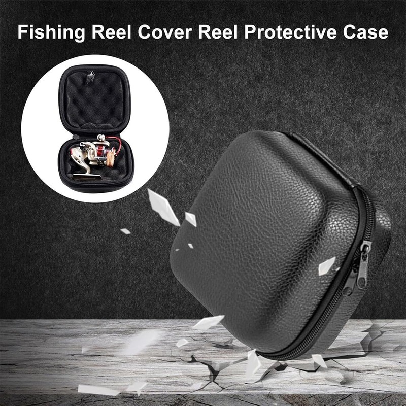 AIMALL Fishing Reel Storage Case with Shockproof Protection - Water-Resistant,