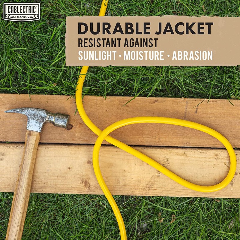 Cablectric 10 Ft Outdoor Extension Cord - 10/3 SJTW Heavy