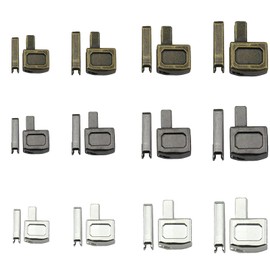 BOJIDO Zipper Repair Perfect Replacement Kit Includes All Necessary Parts such as Slider Latch Retainer Insert Pin Zipper Bottom Butterfly Pin Covers 4 Sizes #3 #5 #8 #10 Total 12 Sets