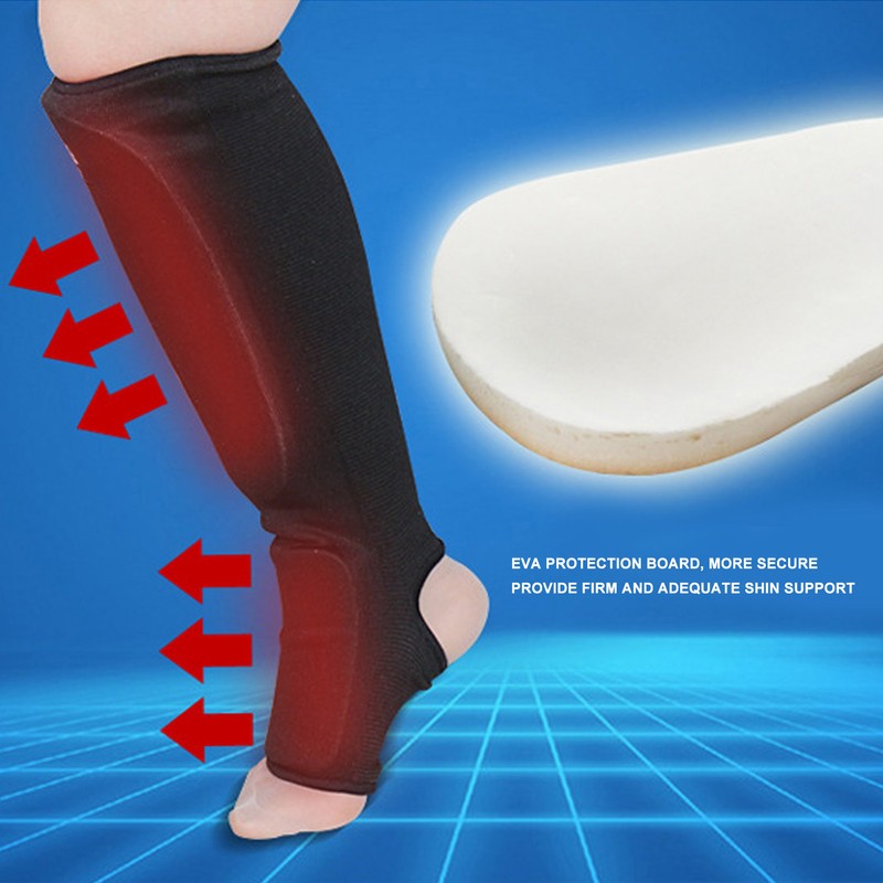 1 Pair Kickboxing Fighting Karate Leg Guard Shinguard Taekwondo Leg