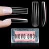 NOVO OVO Sculpted XXL Square Nail Tip for Curved Nails,