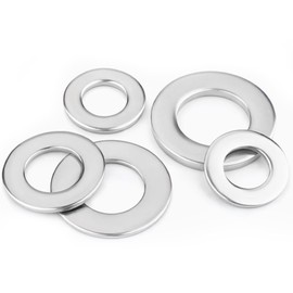 7/16 Flat Washer 304 Stainless Steel Washer, Flat Washer 18-8, Pack of 20