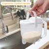 Rice Washer, Rice Washer Strainer Bowl Rice Cleaner Bowl Rice