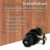 Copper Creek Entry Door Knob – Keyed Entry Handle with