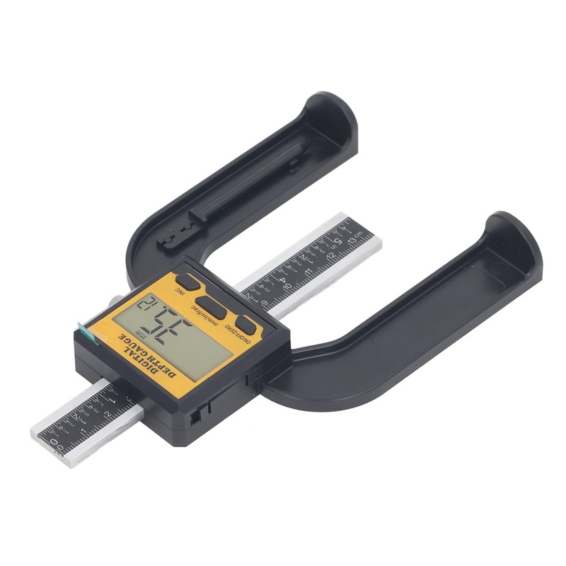 Digital Height Gauge, 0 to 80mm Woodworking Depth Ruler, Multifunctional