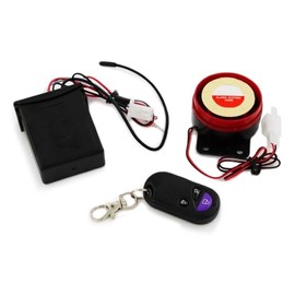 BikeTek Motorcycle Remote Alarm Motorbike Scooter Anti theft Security System 12V Universal Remote Control