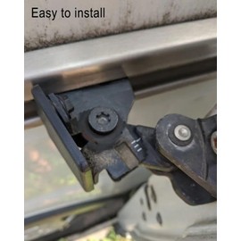 AUGREX Sliding Door Roller Hinge Right Upper-Middle-Lower Full Set Replace 68271842AA 68271843AA 68271845AA Fit for RAM ProMaster 1500 2500 3500 2014-2021