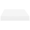 Set of 4 White Honeycomb MDF and Metal Medium Wall