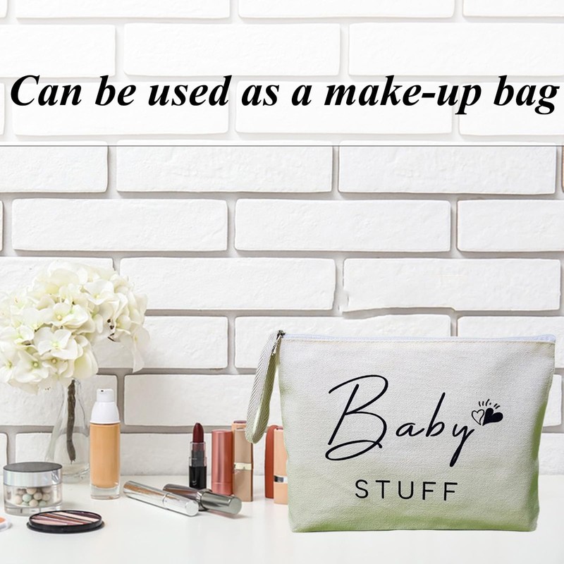 2 Pcs New Mum Gifts Baby Shower Gifts Canvas Pouch