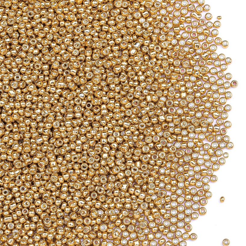 5150pcs 8/0 Glass Seed Beads Bulk, 3mm Mini Pony Round