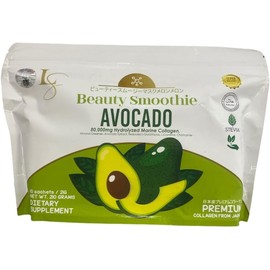 10 Sachets Luxe Beauty by Anna Magkawas Avocado Beauty Smoothie Collagen Drink Mix