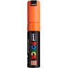 UNI-BALL MARKER UNI POSCA PC8K CHISEL TIP ORANGE(EACH)
