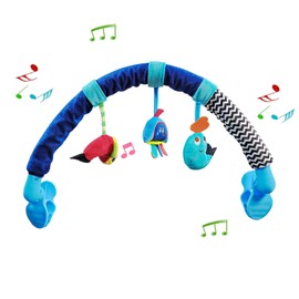 Pau1Hami1ton Baby Stroller Arch Toys, Car Seat Toys,Baby Gifts.S-19(Cloud)