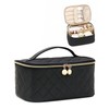 Prite Makeup Bag, Large Capacity Portable Travel Cosmetic Bag, Waterproof