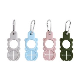 ARFUKA Pack of 4 Bottle Holder Belt Water Bottle Holder Clip Towel Holder Carabiner Outdoor Water Bottle Hook for Camping Hiking and Outdoor Activities