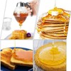 Squeeze Honey Dispenser,Plastic No Drip Maple Syrup Dispenser,Juice Jar Container