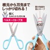 Plus Scissors Fit Cut Curve Standard Antibacterial Griff° Blue SC-175S-AB