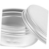 Gatuida 18pcs Spice Container Lip Balm Tin Round Aluminum Tin