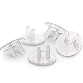 RiteAV - Outlet Plug Covers (32 Pack) Clear Child Proof Electrical Protector Safety Caps