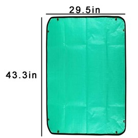 2PCS Repotting Mat for Indoor Plant Transplanting and Mess Control, 43" X 29" Waterproof Plant Potting Mat Foldable Gardening Work Mat Succulent Plant Mat Large, with 30 Pieces Pot Hole Mesh Pads