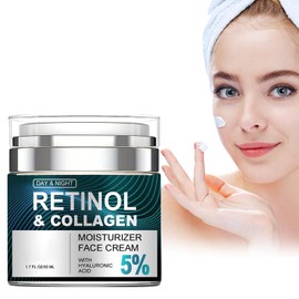 Retinol Moisturising Cream, Anti-Ageing Face Cream, Day Cream & Night Cream with Retinol, Face Moisturizer, Day and Night Anti-Aging Cream for Women and Men